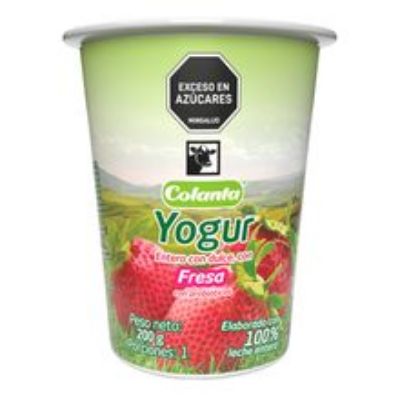 Imagen de Yogurt COLANTA fresa x200 g
