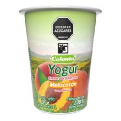 Imagen de Yogurt COLANTA melocotón x200 g