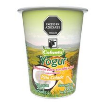Imagen de Yogurt COLANTA piña x200 g