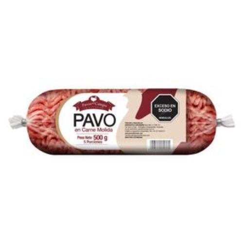 Imagen de Carne molida de pavo PAVOS DEL CAMPO paquete (500 gr)