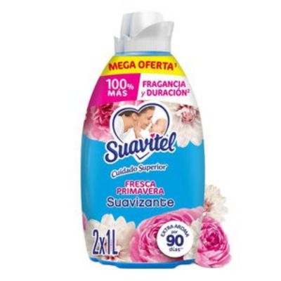Imagen de Suavizante SUAVITEL cuidado superior fresca primavera (2000 ml)