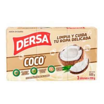 Imagen de Jabón de barra DERSA coco (600 gr)