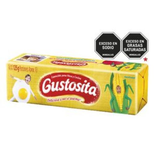 Imagen de Margarina GUSTOSITA esparcible barra (125 gr)