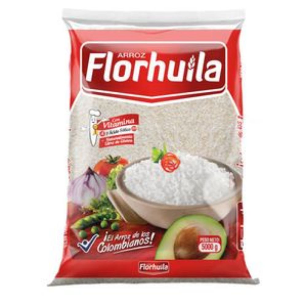 Imagen de Arroz FLOR HUILA blanco (5000 gr)