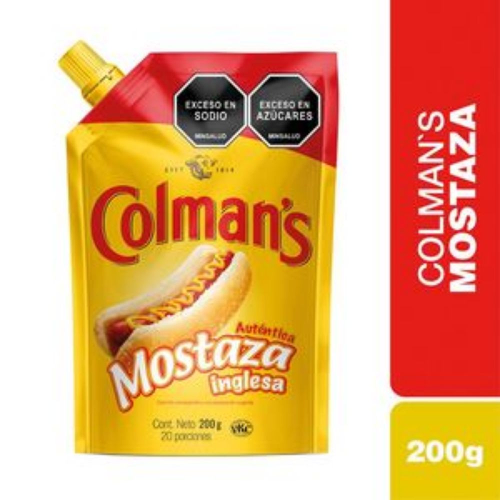 Imagen de Mostaza COLMANS doy pack (200 gr)