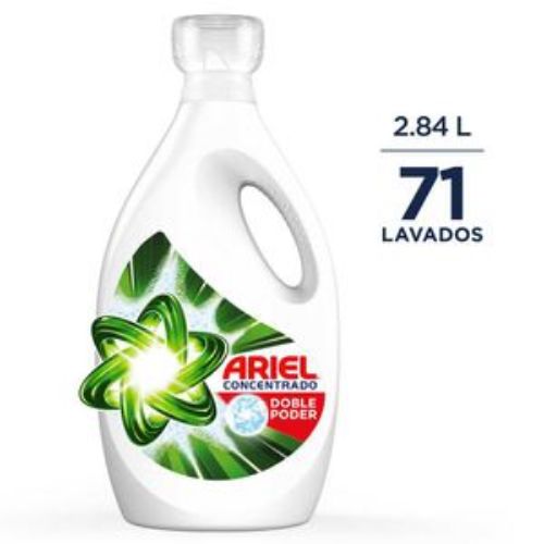 Imagen de Detergente líquido ARIEL doble poder concentrado (2840 ml)