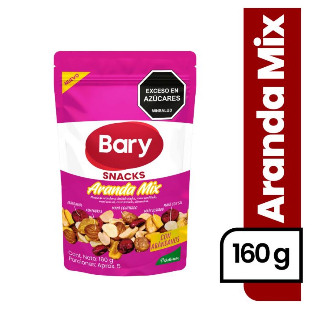 Imagen de Frutos Secos BARY Frutos Secos Y Arándanos (160 gr)