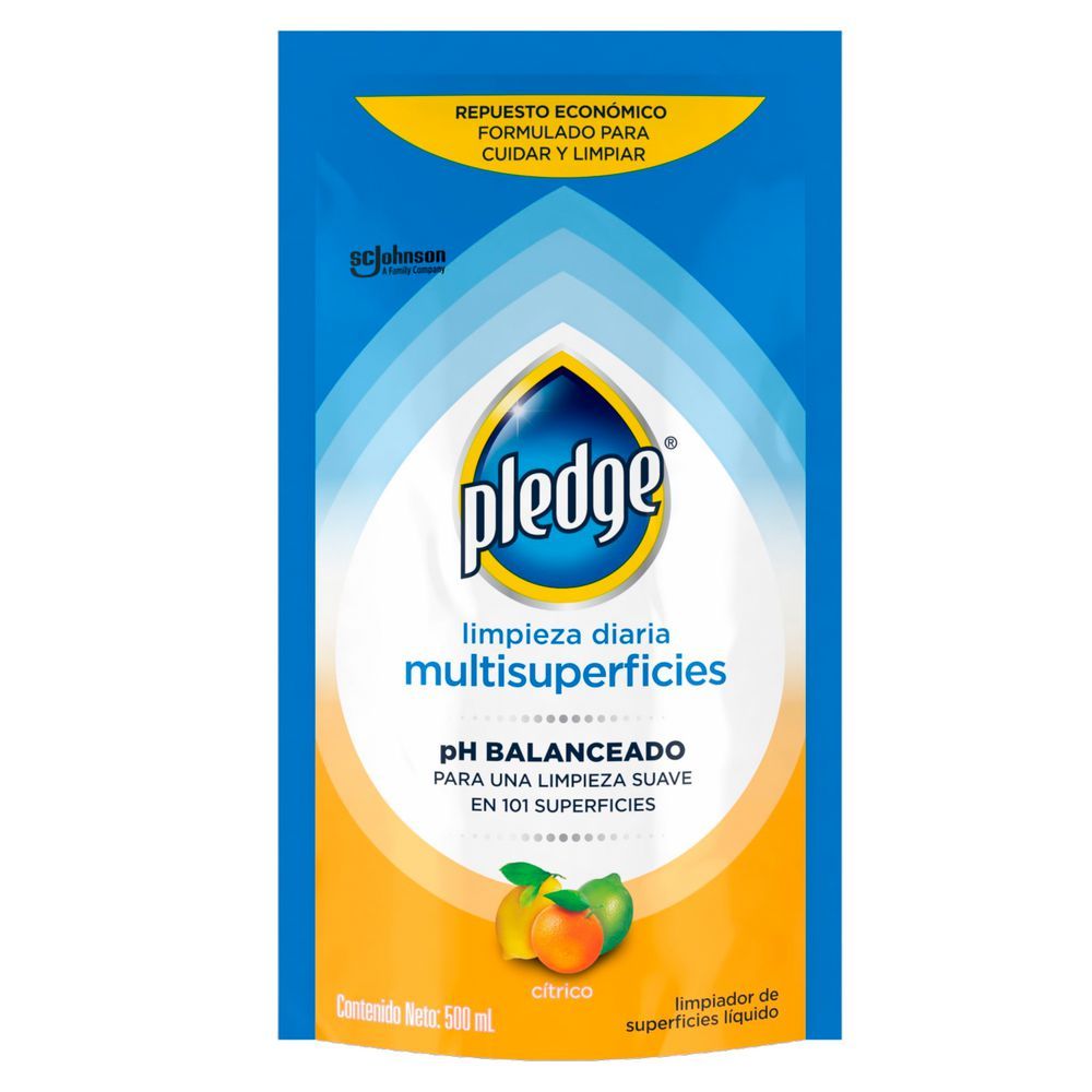 Imagen de Limpiador multisuperficies PLEDGE aerosol cítrico (500  ml)