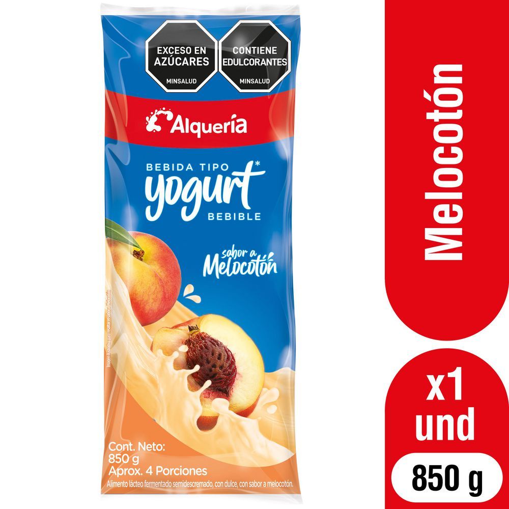 Imagen de Alimento lácteo FORTIKIDS sabor a melocotón (850  gr)