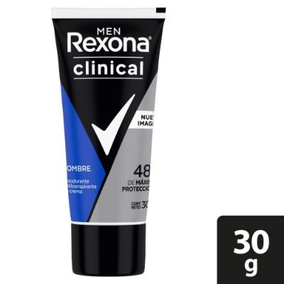 Imagen de Desodorante REXONA clinic clean crema hombre (30 gr)