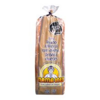 Imagen de Pan MAMA INES integral avena pasas nueces x500 g