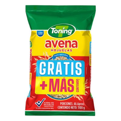Imagen de Oferta Avena Hojuelas Natural TONING 1100  gr