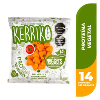 Imagen de Nuggets KERRIKO proteína vegetal x 14 unidades (252  gr)