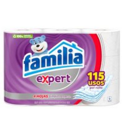 Imagen de Papel higiénico FAMILIA expert 9 rollos 234,95 metros
