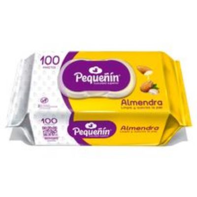 Imagen de Pañitos húmedos PEQUEÑIN almendra x100 unds