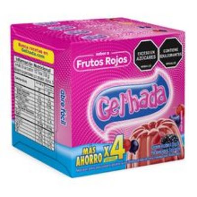 Imagen de Gelatina GEL'HADA surtida 4 unds x35 g c/u