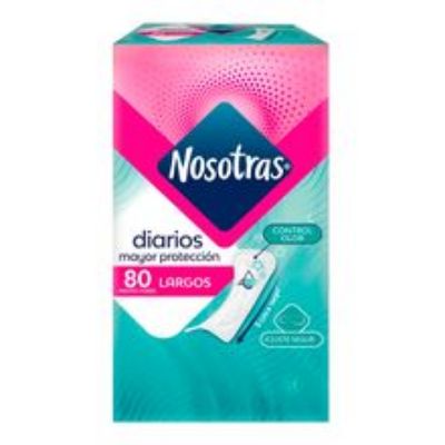 Imagen de Protectores NOSOTRAS largos diarios x80 unds