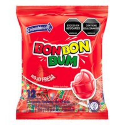 Imagen de Bon bon bum COLOMBINA fresa x228 g