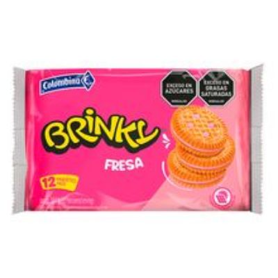 Imagen de Galleta BRINKY sabor a fresa 12 unds x32 g c/u