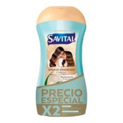 Imagen de Shampoo SAVITAL aminoácidos x510 ml + acondicionador x490 ml