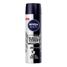 Imagen de Desodorante NIVEA black white men spray (150  ml)