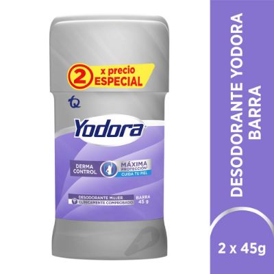 Imagen de Desodorante YODORA barra on derma control (90  gr)