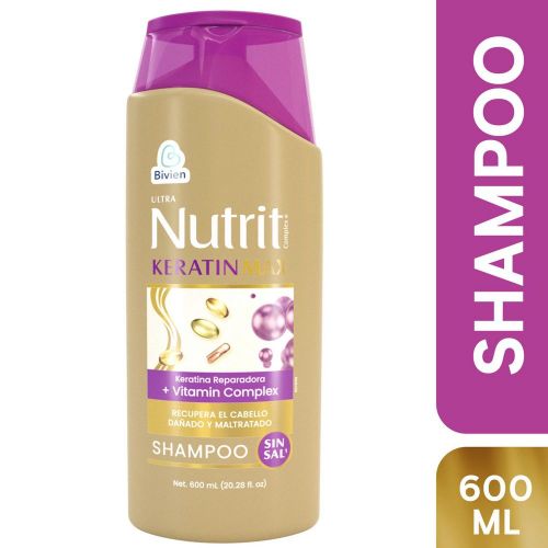 Imagen de Champu ULTRA NUTRIT KERTAIN MAX SIN SAL (600 ml)