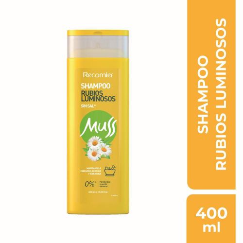 Imagen de shampoo MUSS RUBIOS LUMINOSOS (400  ml)