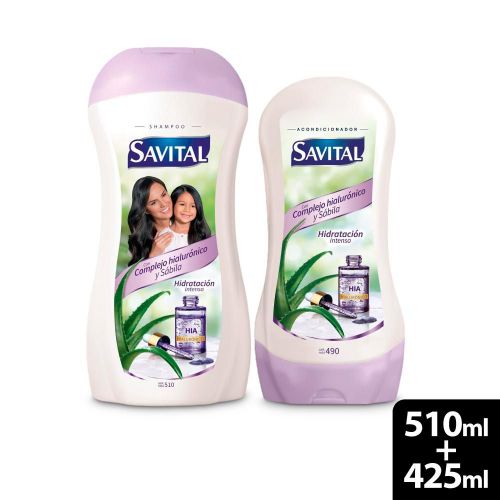 Imagen de Shampoo SAVITAL Complejo Hialuronico y Sábila (1000  ml)