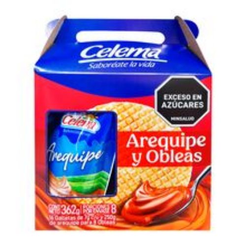 Imagen de Arequipe y oblea CELEMA x362 g
