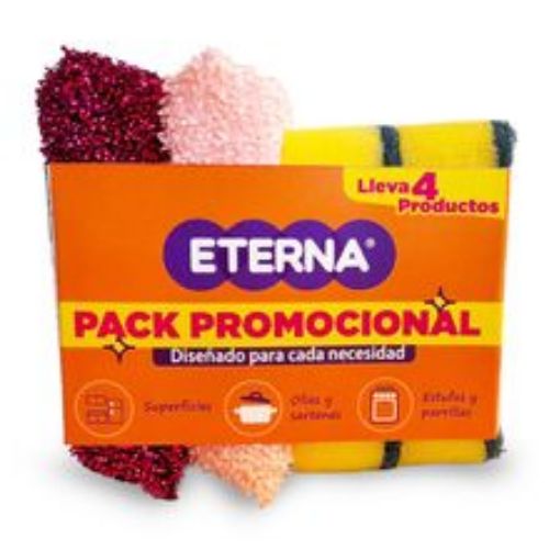 Imagen de Esponja ETERNA pack x4 unds