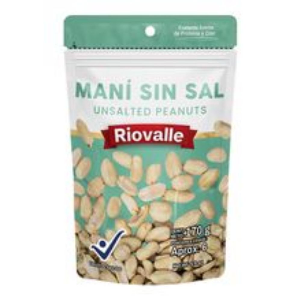 Imagen de Maní RIOVALLE sin sal x170 g