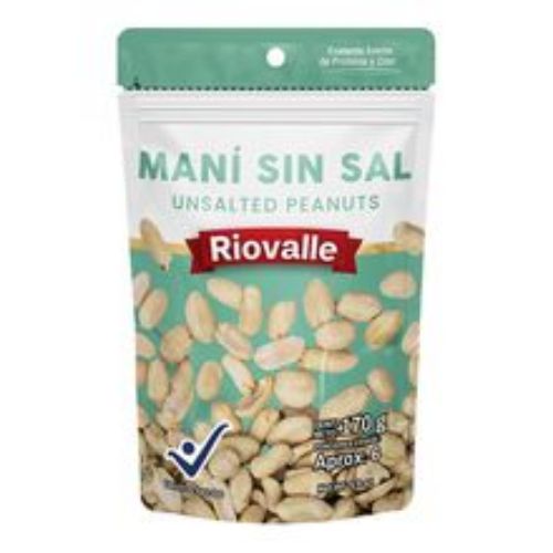 Imagen de Maní RIOVALLE sin sal x170 g