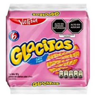 Imagen de Galleta GLACITAS fresa 6 unds x32g