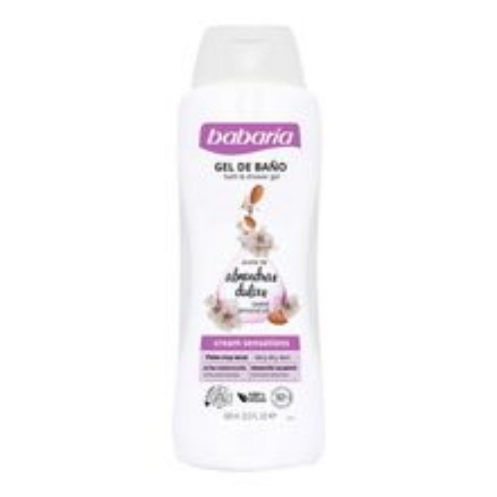 Imagen de Gel baño BABARIA almendras x600 ml