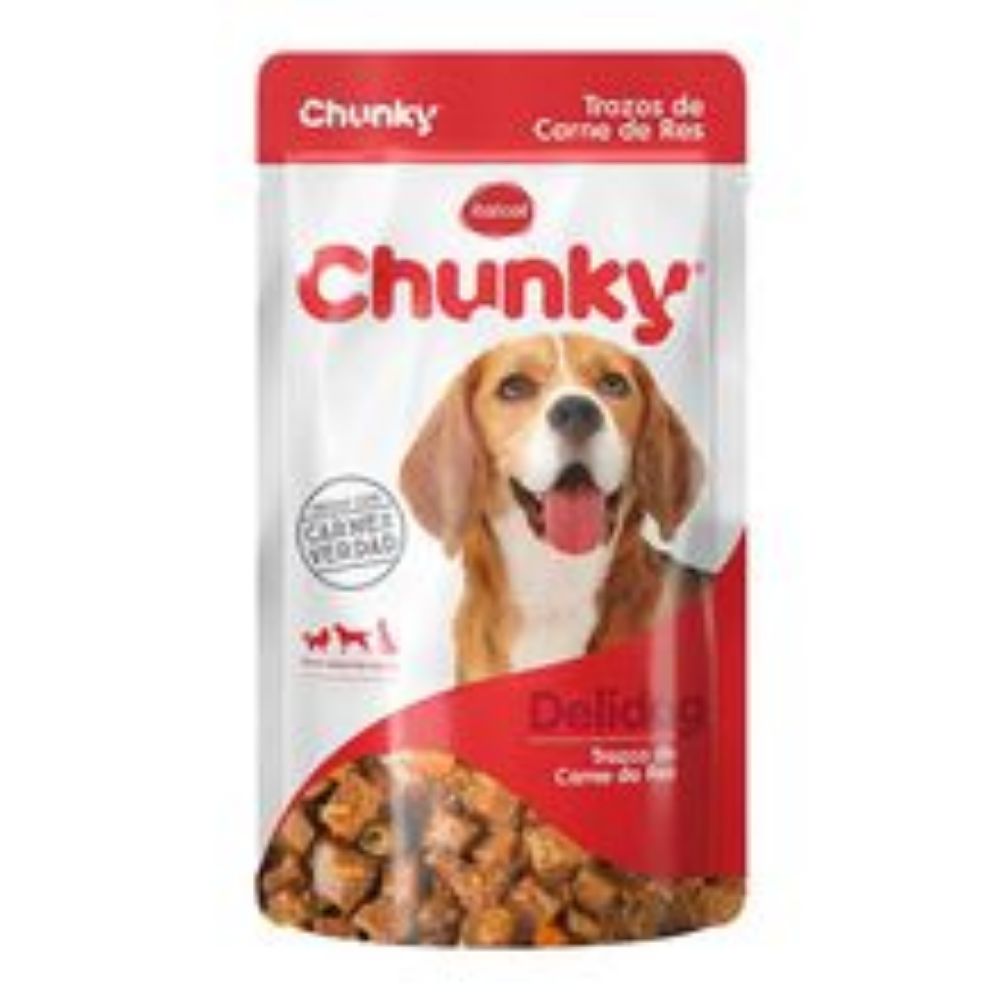 Imagen de Alimento húmedo para perro CHUNKY delidog carne x250 g