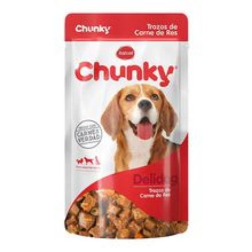Imagen de Alimento húmedo para perro CHUNKY delidog carne x250 g