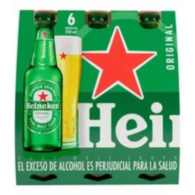 Imagen de Cerveza HEINEKEN nacional 6 unds x330 ml