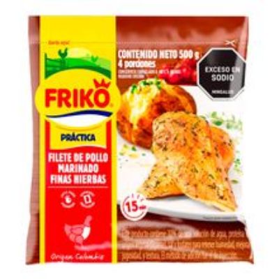 Imagen de Filete pechuga FRIKO finas hierbas x500 g