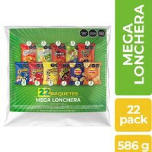 Imagen de Lonchera FRITOLAY mega surtida x586 g