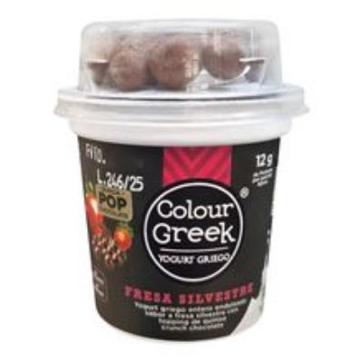 Imagen de Yogurt griego COLOUR GREEK fresa silvestre con quinua x170 g