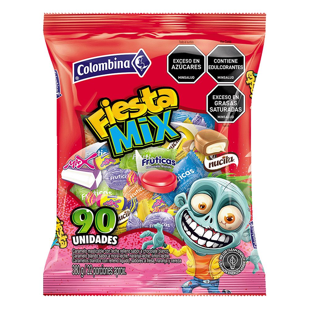 Imagen de Caramelo blando COLOMBINA halloween surtido x 380g