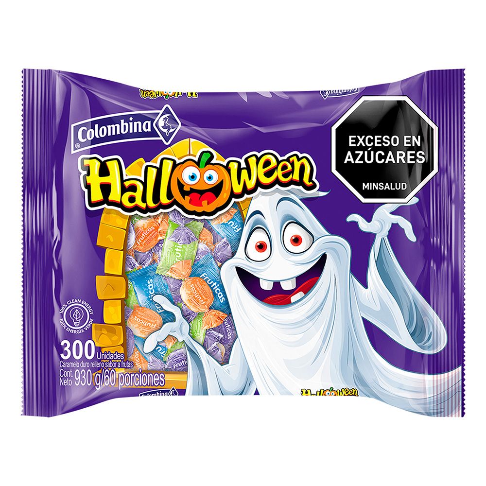 Imagen de Caramelo duro COLOMBINA halloween sabores surtidos x 300un