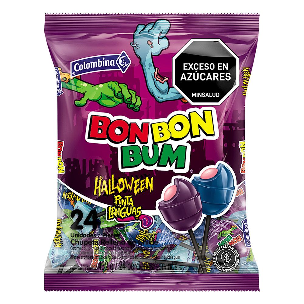 Imagen de Chupeta BON BON BUM halloween x 18g