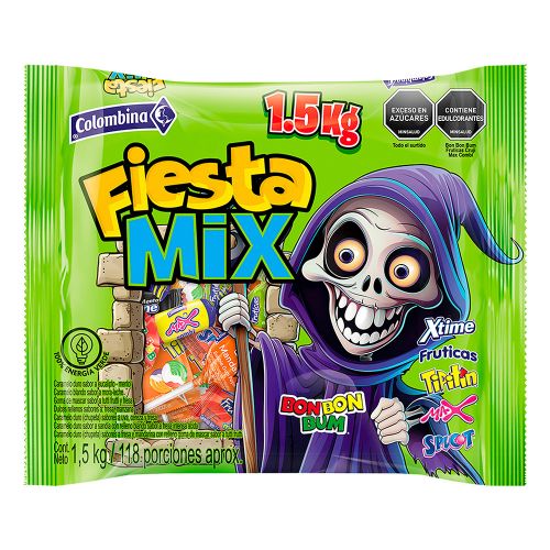 Imagen de Dulce COLOMBINA caramelos surtidos x 1500g halloween