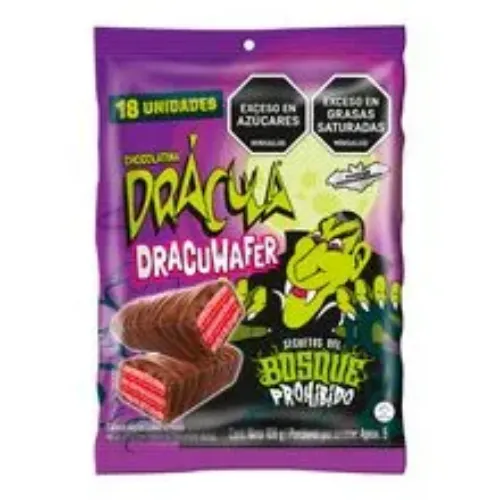 Imagen de Chocolatina wafer DRACULA x108 g halloween