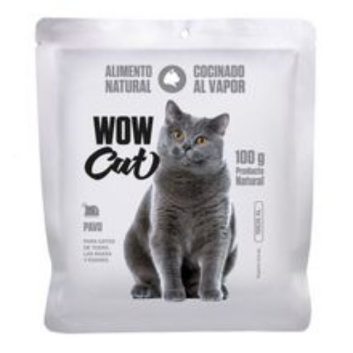 Imagen de Alimento húmedo para gato WOW CAT pavo x100 g