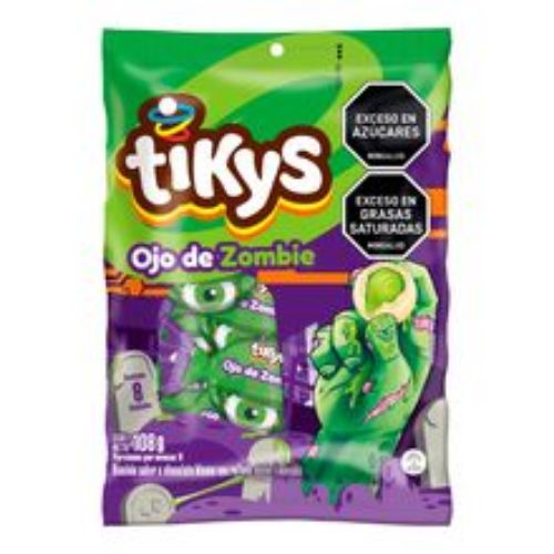 Imagen de Chocolatina TIKYS ojo de zombie x108 g