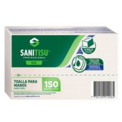 Imagen de Toallas SANITISU manos color natural x150 un
