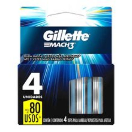 Imagen de Repuesto para máquina de afeitar GILLETTE mach3 x4 unds